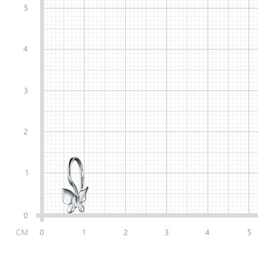 Серебряные детские серьги 