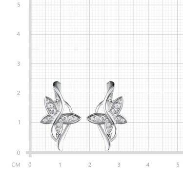 Серебряные серьги 