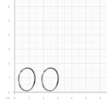 Серебряные классические серьги Кольца / Конго / Круглые/ Хаггисы с алмазной гранью, родий, 1,7 см