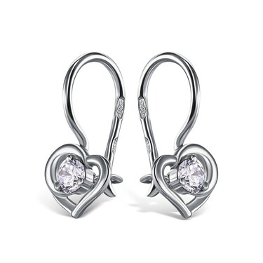 Серебряные детские серьги 