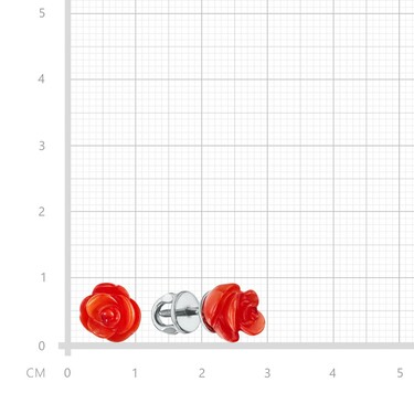 Серебряные серьги / Пусеты / Гвоздики 