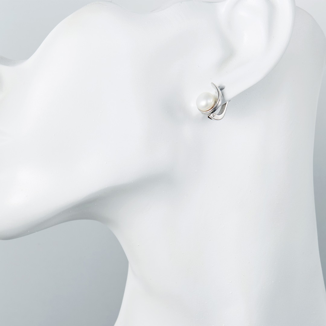 Серьги,Серебро,с вставкой Жемчуг культивированный,РОССИЯ