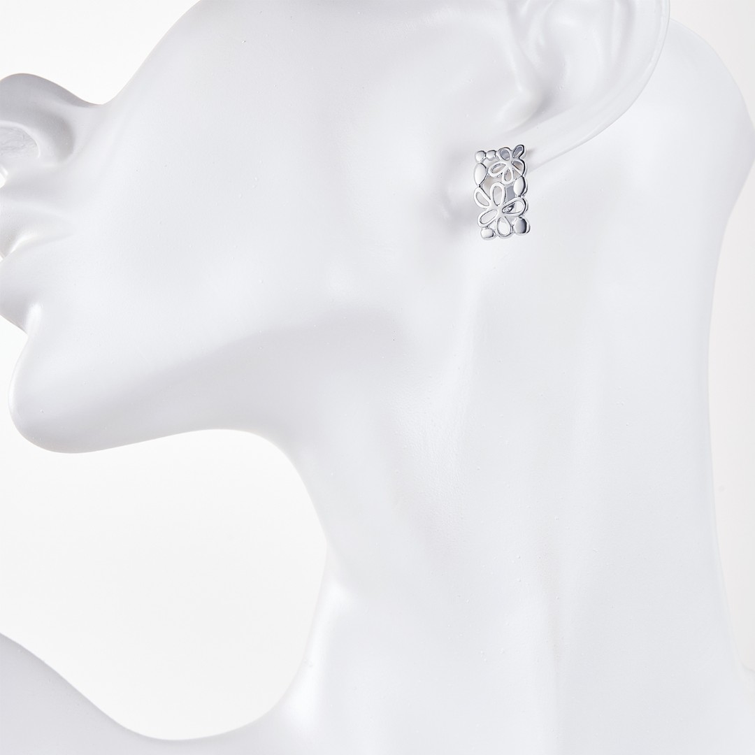 Серьги,Серебро,с вставкой Без вставок,с замком Английский,РОССИЯ