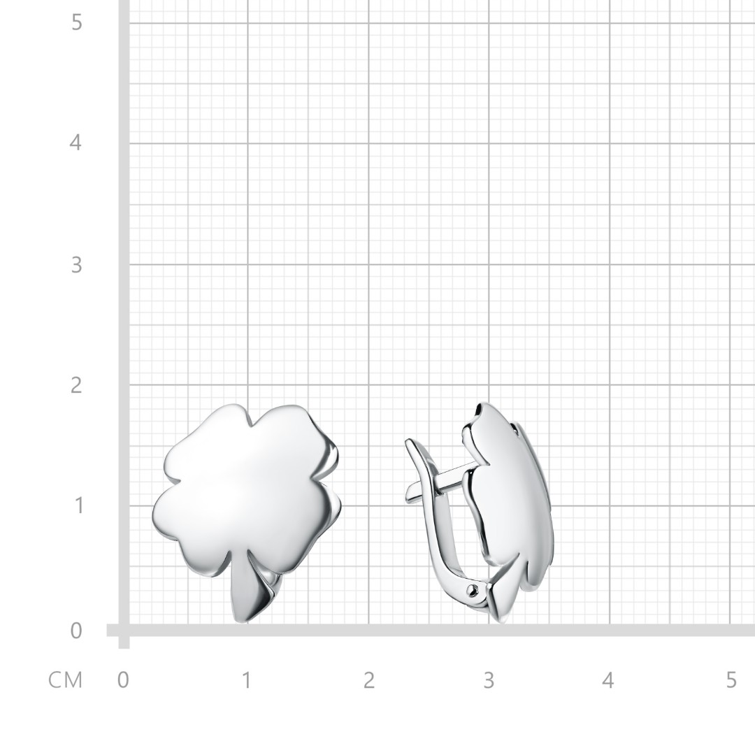 Серьги,Серебро,с вставкой Без вставок,с замком Английский,РОССИЯ