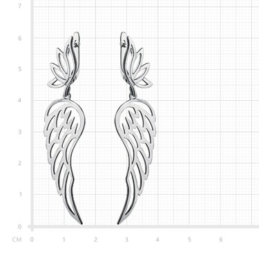 Серебряные серьги 