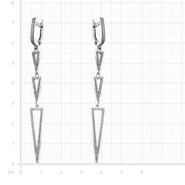 Серебряные серьги 