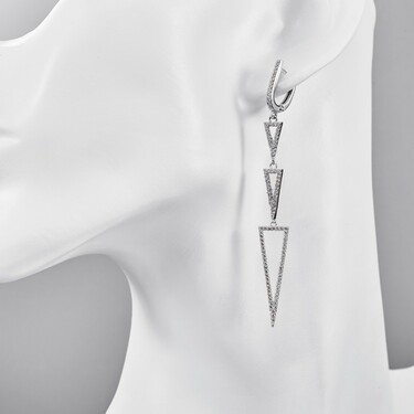 Серебряные серьги 