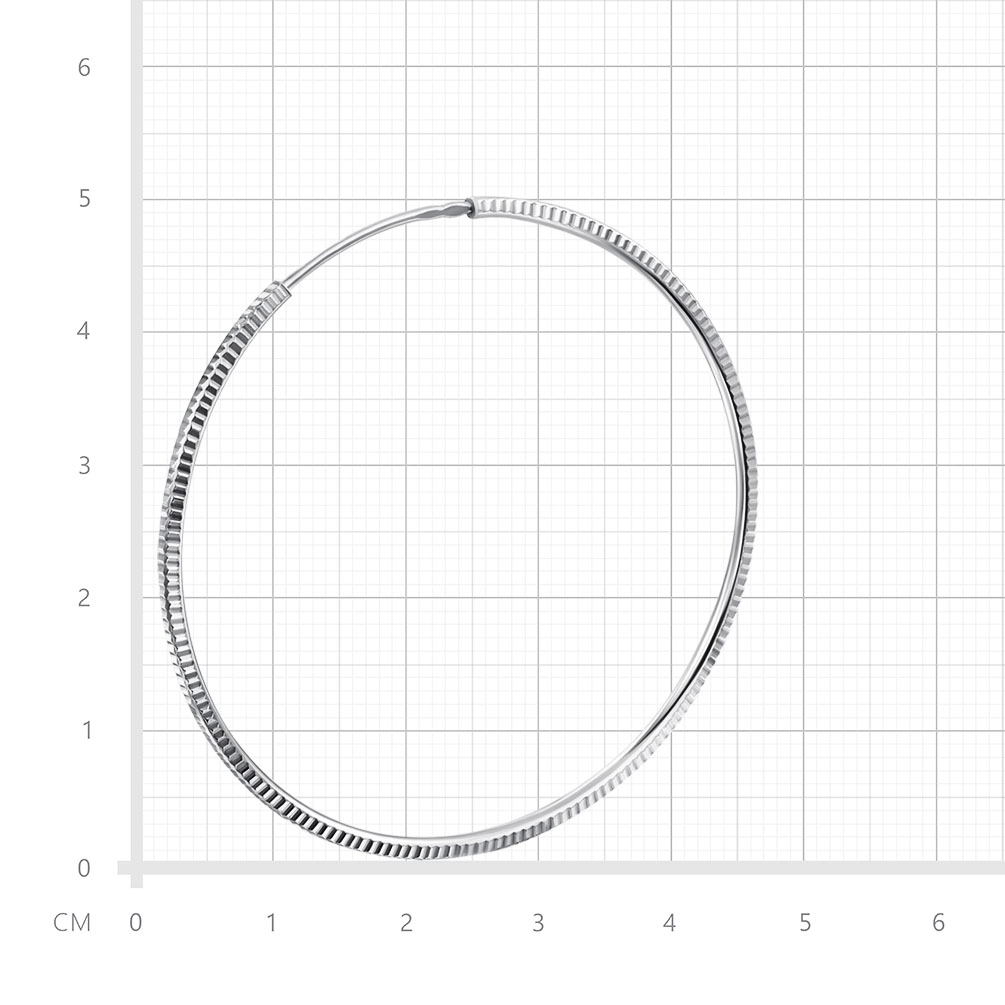 Серьги,Серебро,с вставкой Без вставок,с замком Кольцо,Конго,РОССИЯ