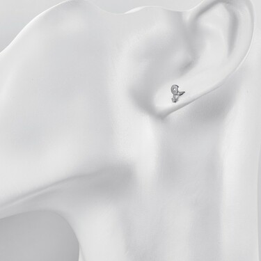 Серебряные серьги пусеты гвоздики 