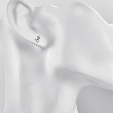 Серебряные серьги пусеты гвоздики 