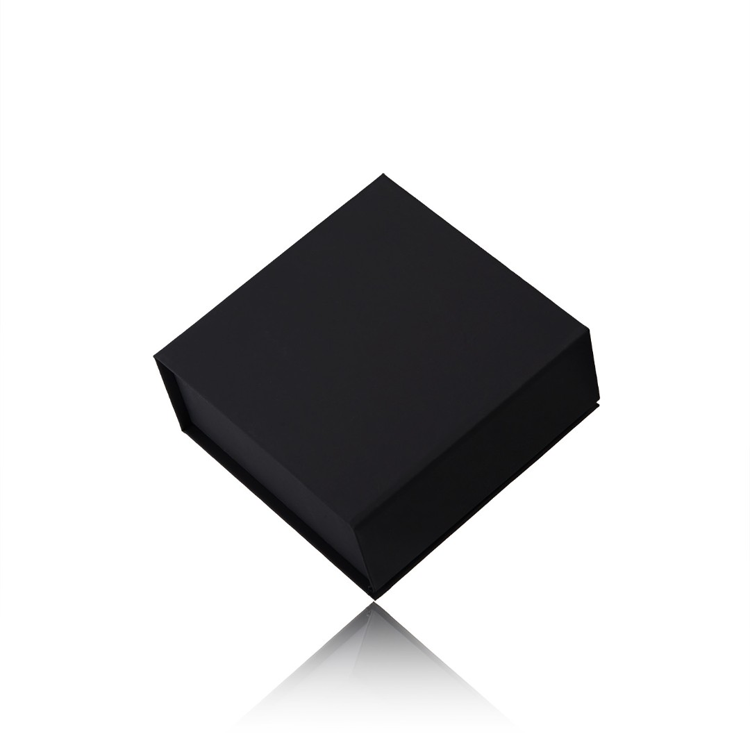 Дизайн-бокс черный для комплекта 9×9 см Ювелирный бокс,Ювелирная коробка,Ювелирный футляр,РОССИЯ