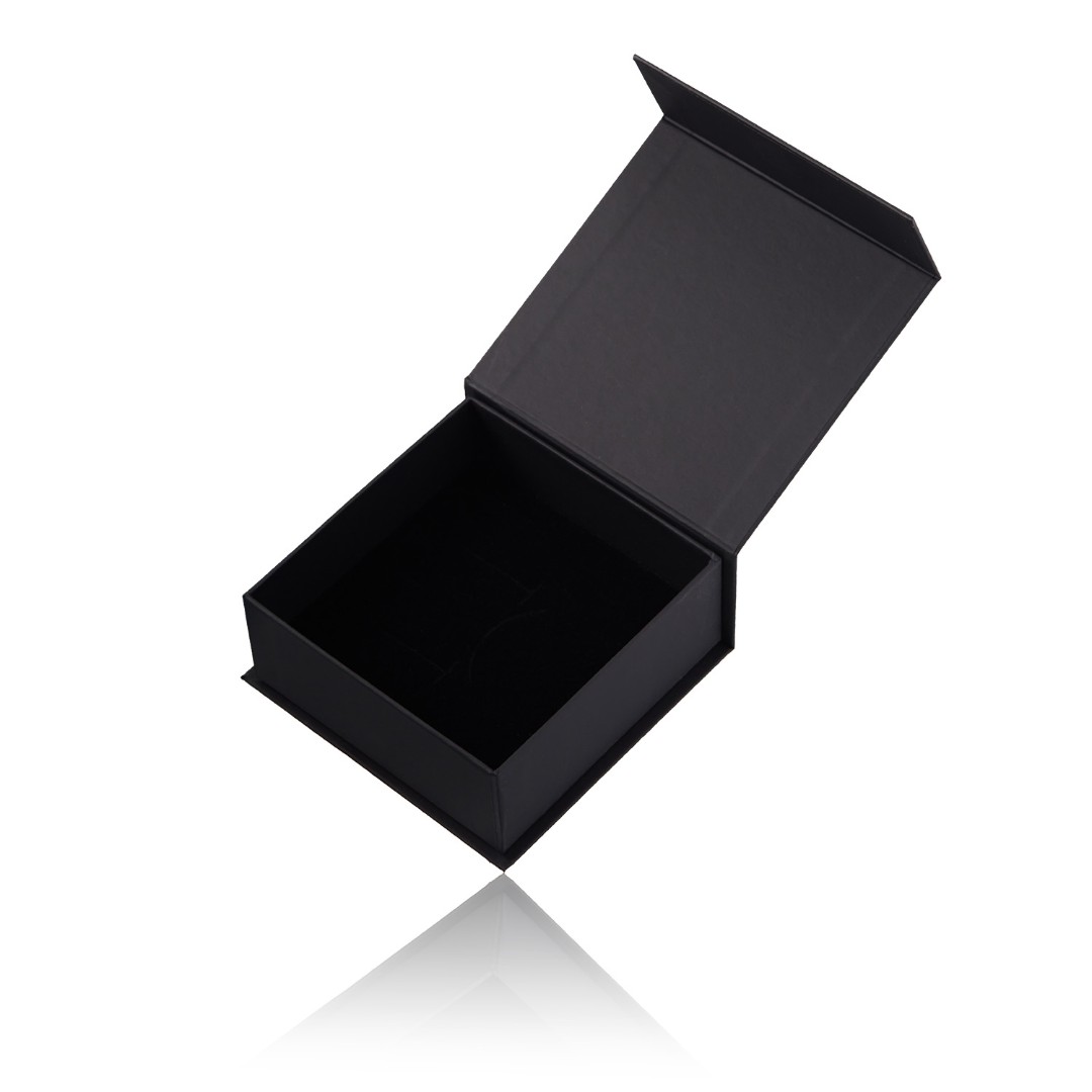 Дизайн-бокс черный для комплекта 9×9 см Ювелирный бокс,Ювелирная коробка,Ювелирный футляр,РОССИЯ