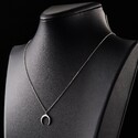 Серебряное женское утонченное колье  Цепочка на шею,Колье,Серебро,с вставкой Без вставок,с замком Карабинный,РОССИЯ