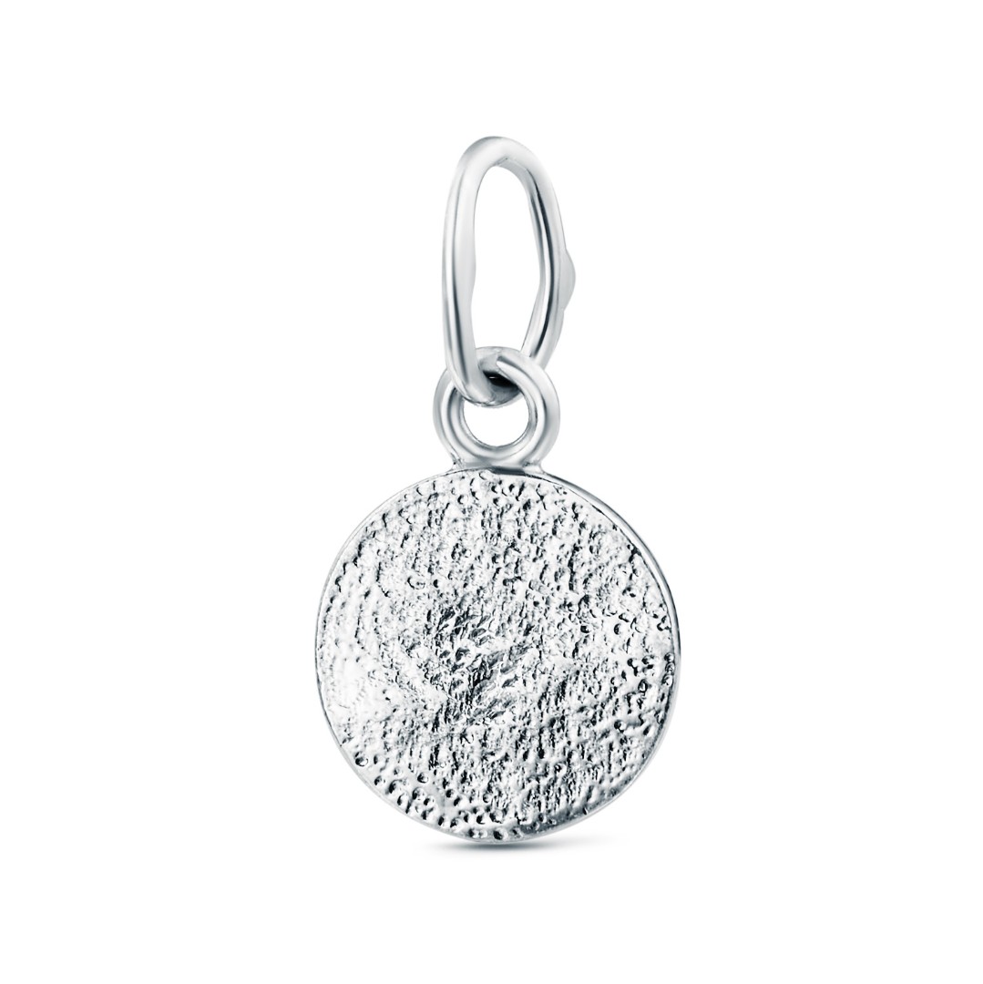 Серебряная подвеска Клевер / Четырехлистник с эмалью, родий Подвеска,Кулон,Талисман,Амулет,Оберег,Тотем,Серебро,с вставкой Эмаль Зеленая цвета,РОССИЯ