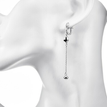 Серебряные серьги 