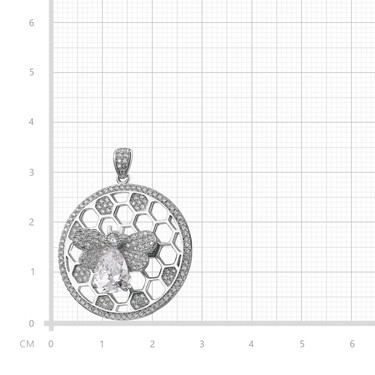 Серебряная подвеска женская 