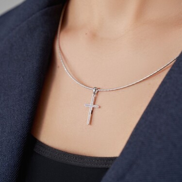 Серебряная подвеска женская 