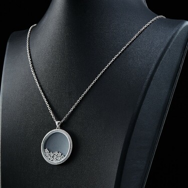 Серебряная подвеска женская 