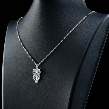 Серебряная подвеска женская 