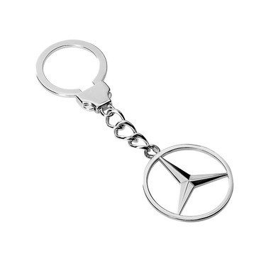 Серебряный брелок автомобилиста Mercedes-Benz