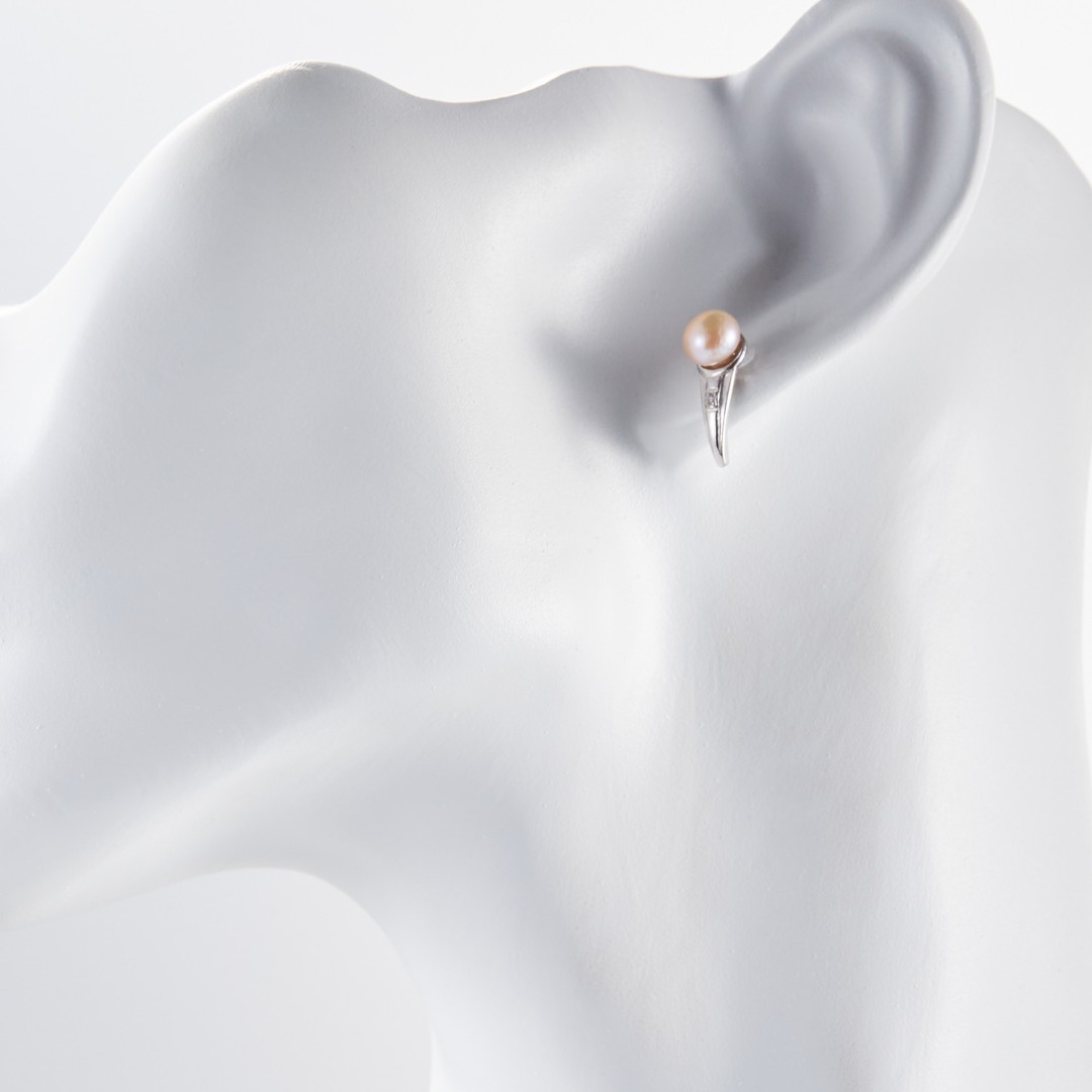 Серьги,Серьги Пусеты,Серьги Гвоздики,Серебро,с вставкой Жемчуг культивированный,с замком Пусет,Винтовой,Штыревой,Штифтовой,РОССИЯ