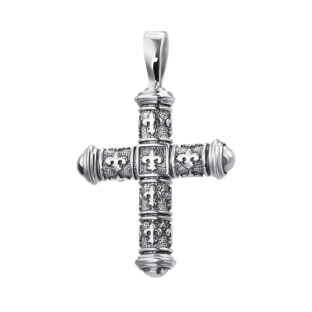 Крест,Подвеска,Кулон,Серебро,с вставкой Без вставок,РОССИЯ