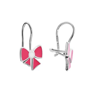 Серебряные детские серьги 