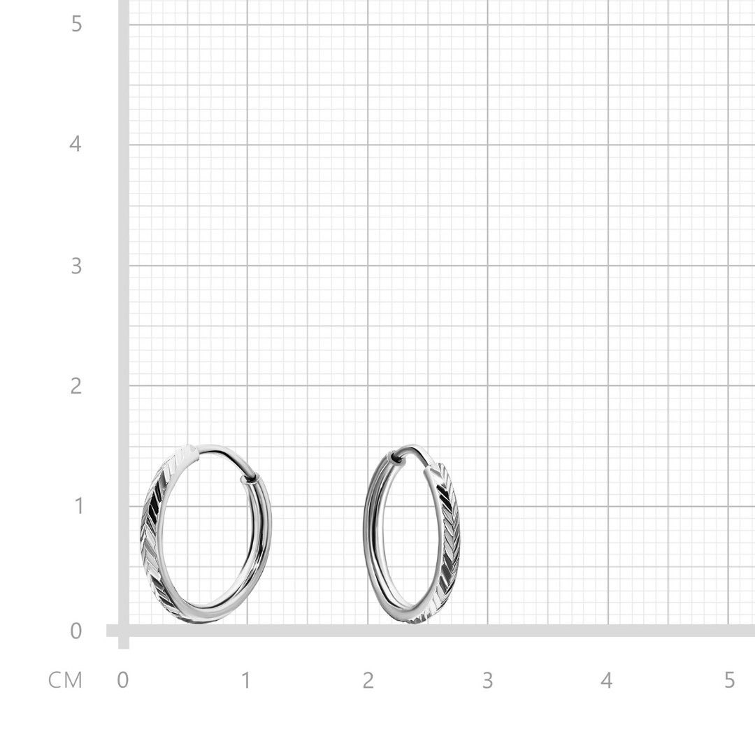 Серьги,Серебро,с вставкой Без вставок,с замком Кольцо,Конго,РОССИЯ