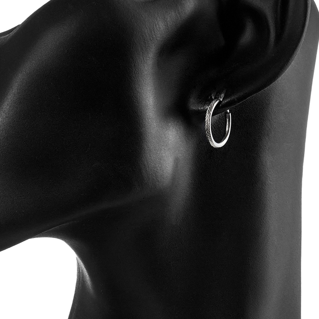 Серьги,Серебро,с вставкой Без вставок,с замком Кольцо,Конго,РОССИЯ