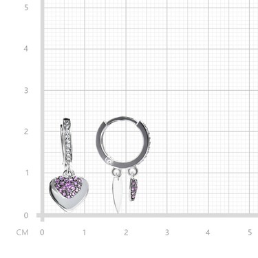 Серебряные серьги Кольца / Конго / Круглые / Хаггисы с подвесками 