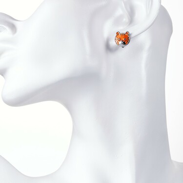 Серебряные детские серьги 