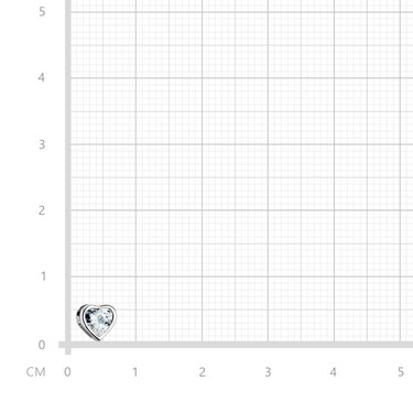 Колье на леске с серебряной подвеской 