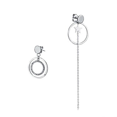 Серебряные серьги / Пусеты / Ассиметричные 