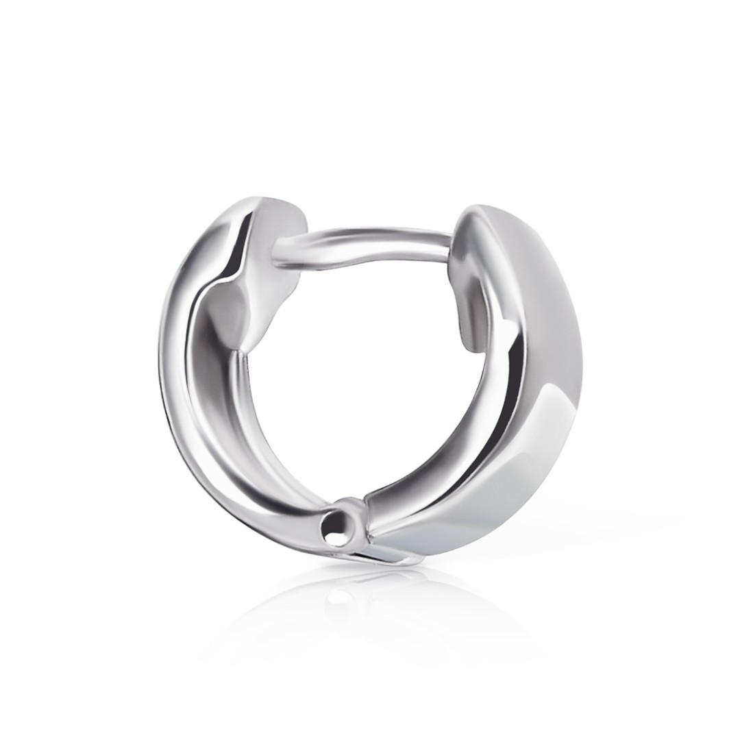 Серьги,Моносерьга,Серьга,Серебро,с вставкой Без вставок,с замком Кольцо,Конго,РОССИЯ