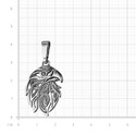 Серебряная подвеска-оберег  подвеска,амулет,Оберег,Талисман,Кулон,Тотем,Серебро,с вставкой Без вставок,РОССИЯ