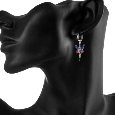 Серебряные детские серьги 