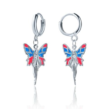 Серебряные детские серьги 