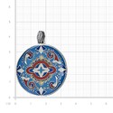 Подвеска,Кулон,Серебро,с вставкой Эмаль,РОССИЯ