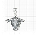 Серебряная подвеска  Подвеска,Кулон,Талисман,Амулет,Тотем,Серебро,с вставкой Без вставок,РОССИЯ
