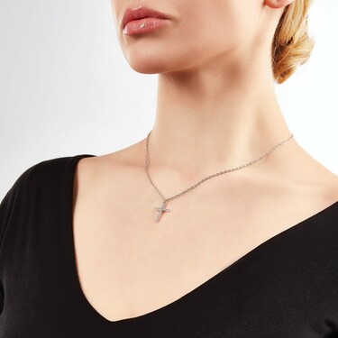 Серебряное колье 