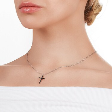 Серебряное колье 