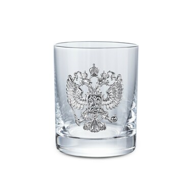 Набор рюмок с серебряной вставкой 