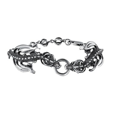 Серебряный мужской браслет 