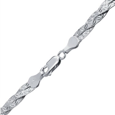 Серебряная женская цепочка 