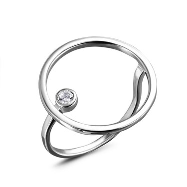 Серебряное женское кольцо 