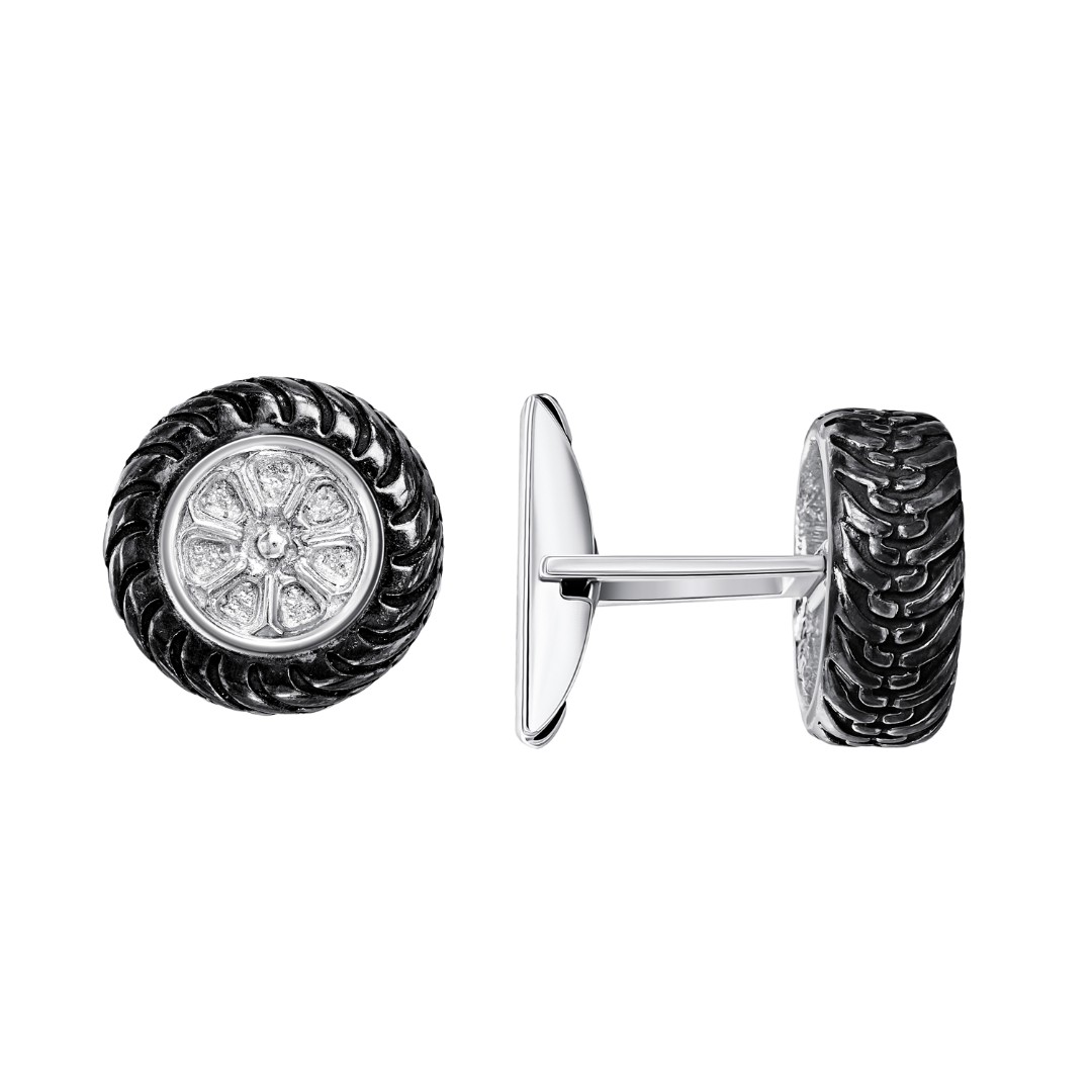 Запонки,Серебро,с вставкой Без вставок,РОССИЯ