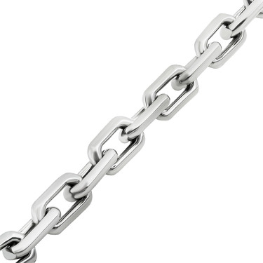 Серебряный мужской браслет, плетение Якорное, ширина 1,1 см