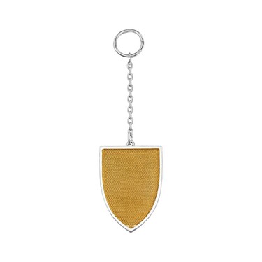 Серебряный брелок Ferrari, эмаль, позолота