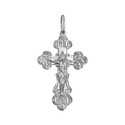 Крест,Подвеска,Оберег,Серебро,с вставкой Без вставок,РОССИЯ
