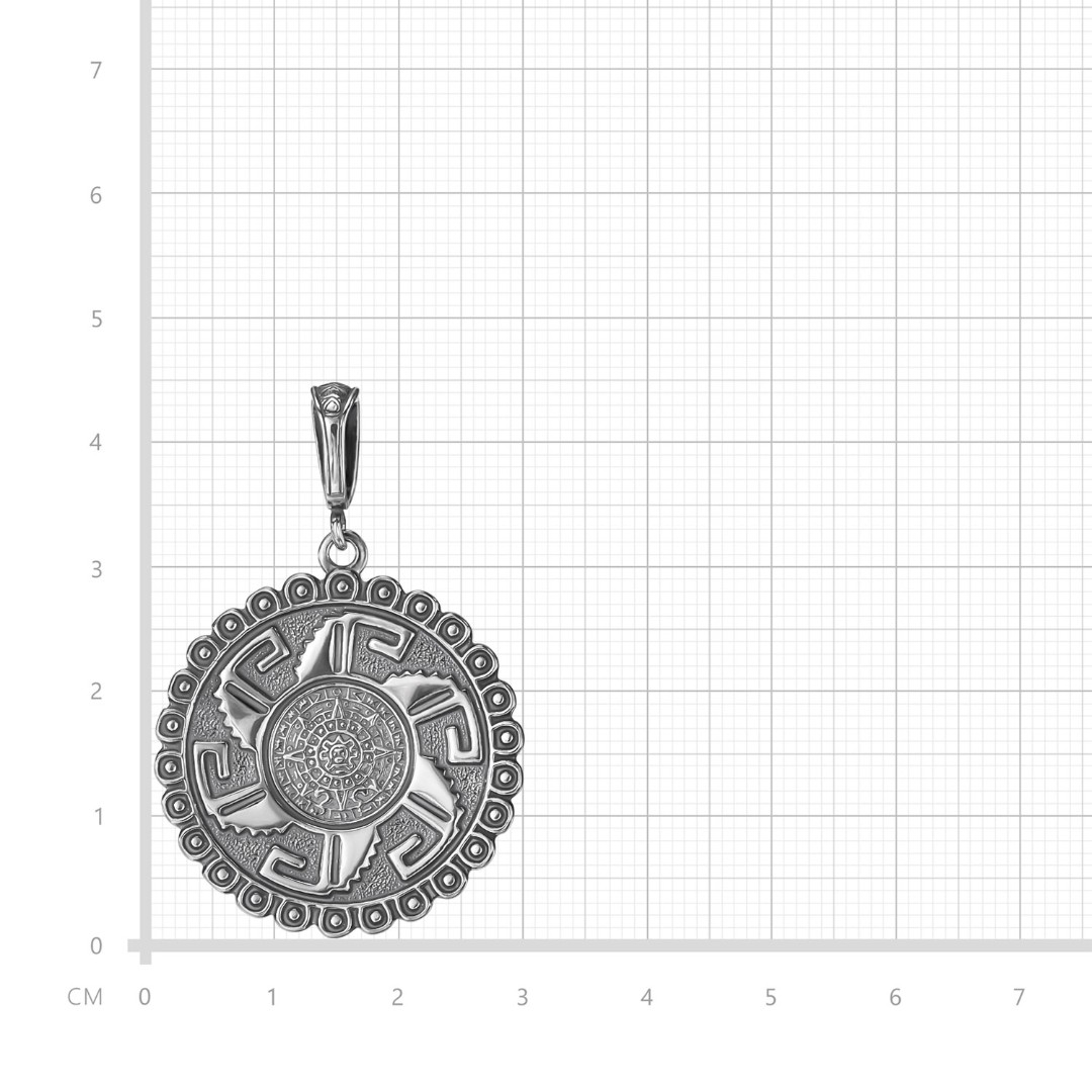 Серебряная подвеска Подвеска,Кулон,Талисман,Амулет,Тотем,Серебро,с вставкой Без вставок,РОССИЯ